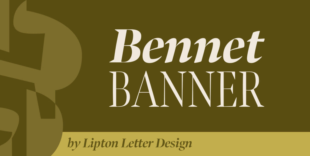Bennet Display – MisterFonts