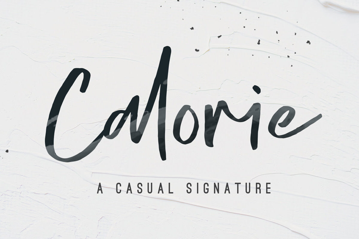 Calorie – MisterFonts