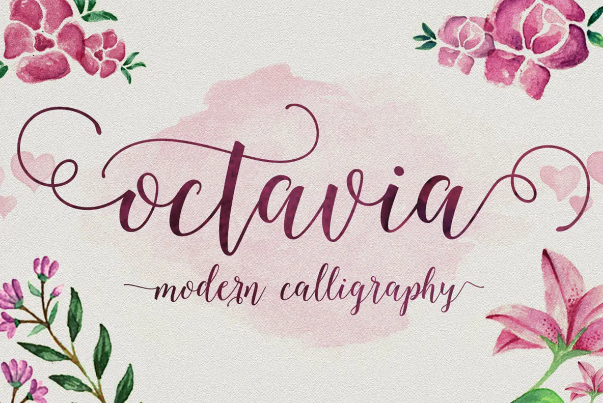 Octorya Script Font Octavia Script – MisterFonts