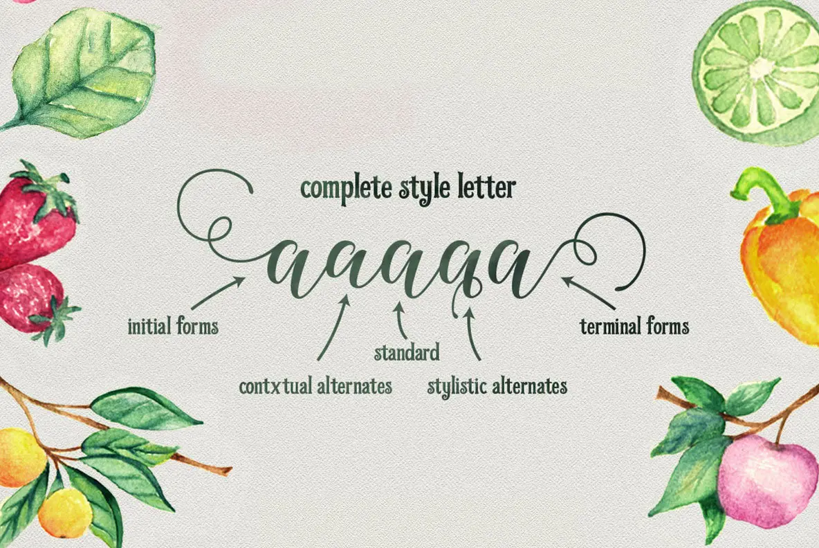 Writing Octavia Octavia Script – MisterFonts