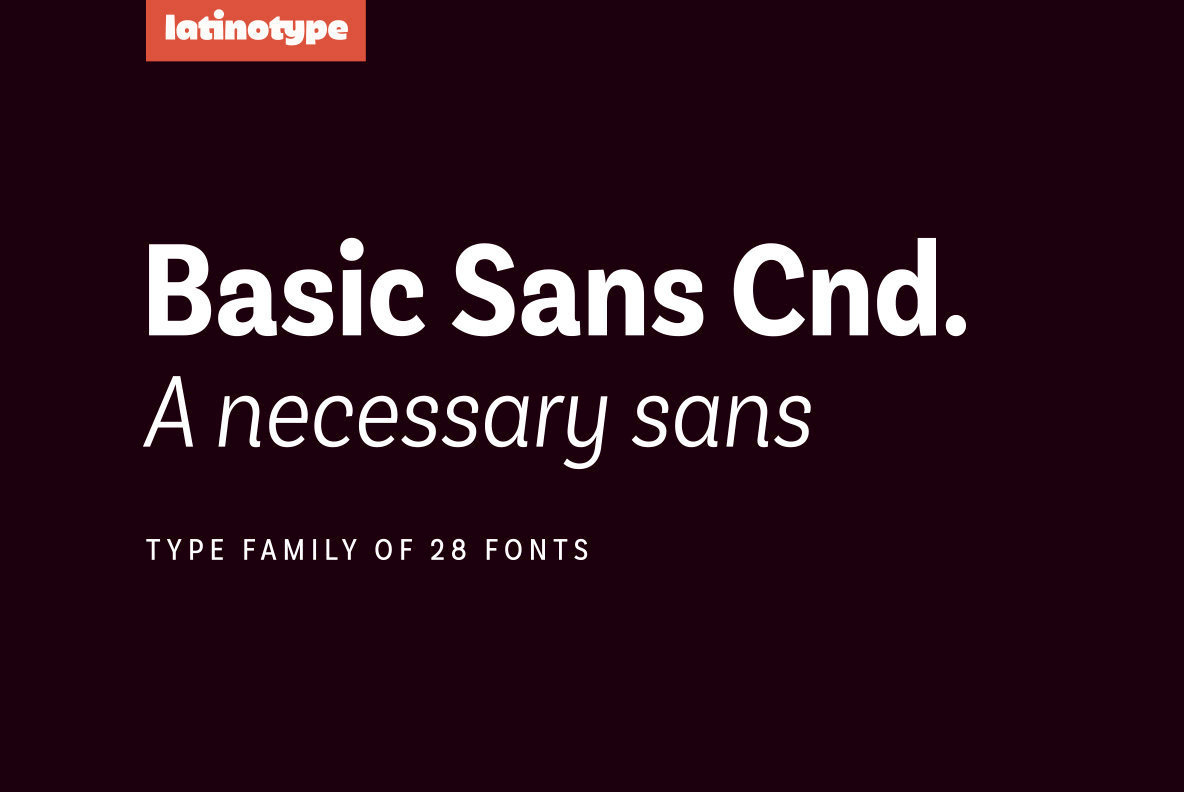 Basic Sans Cnd – MisterFonts