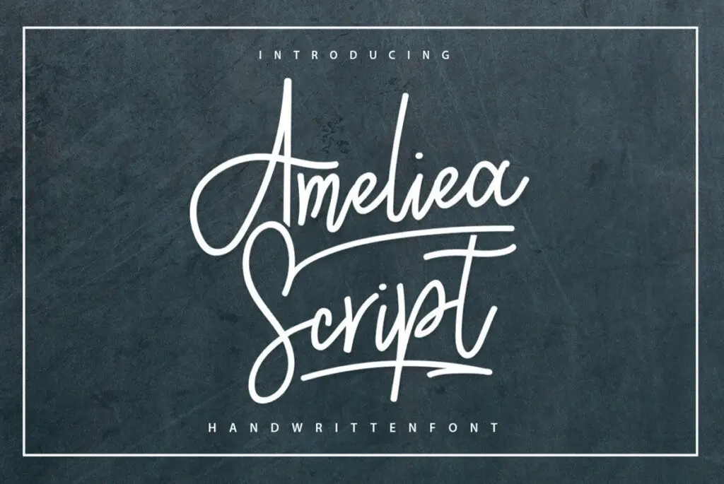 Ameliea Script – MisterFonts