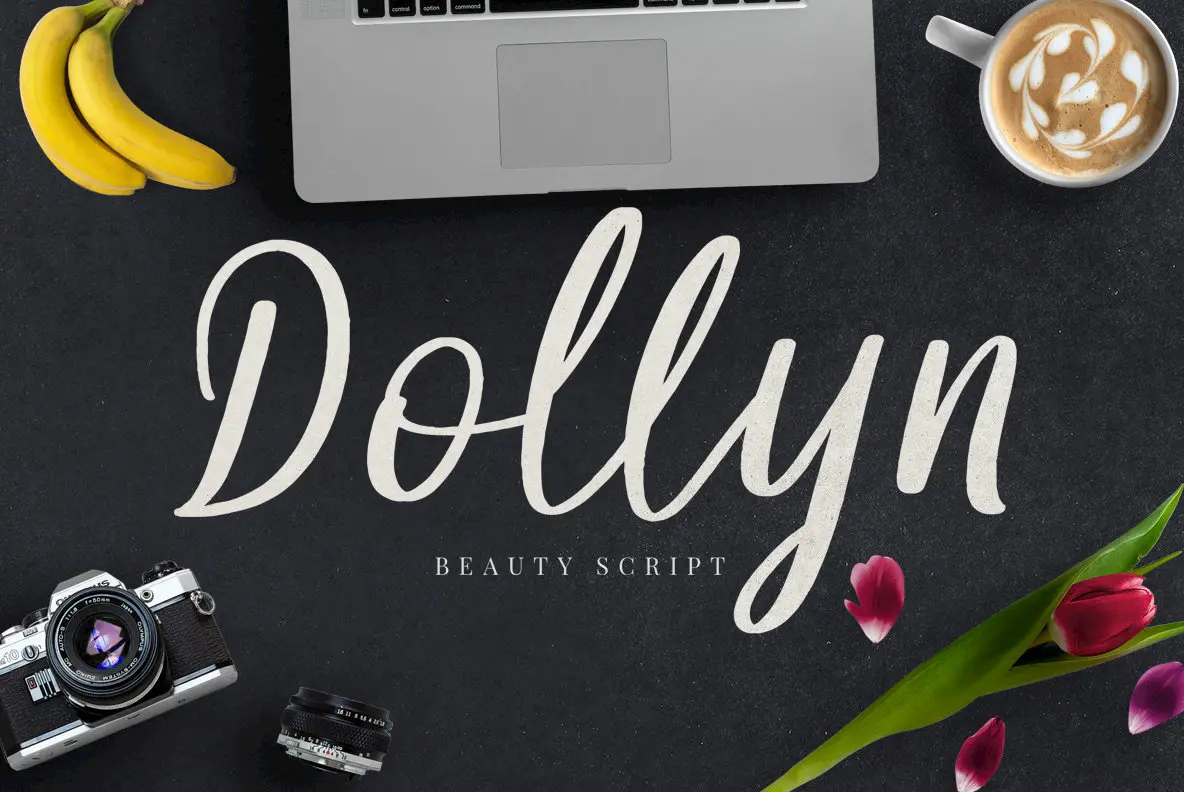 Dollie Script Letters Dollyn Script – MisterFonts