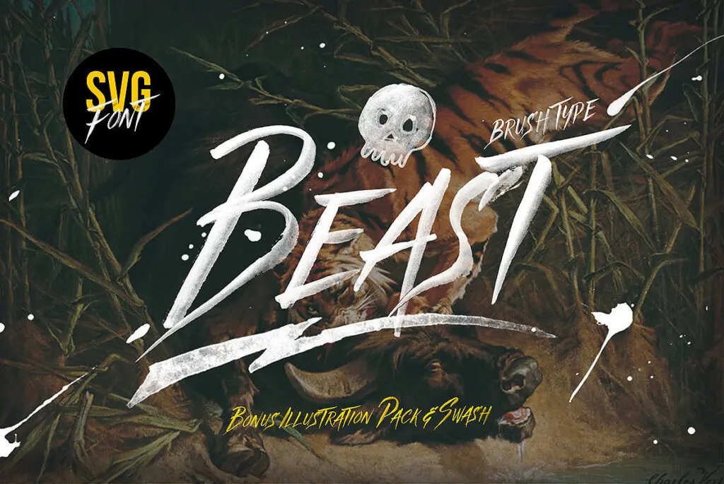 Beast SVG Font – MisterFonts