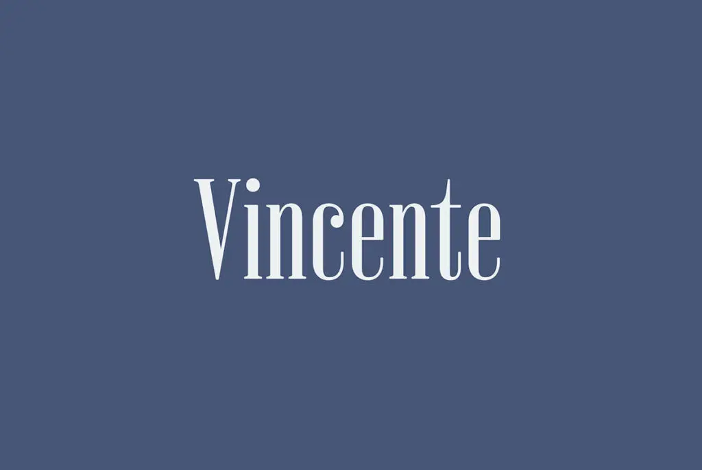 Vincent Lettering Vincente – MisterFonts