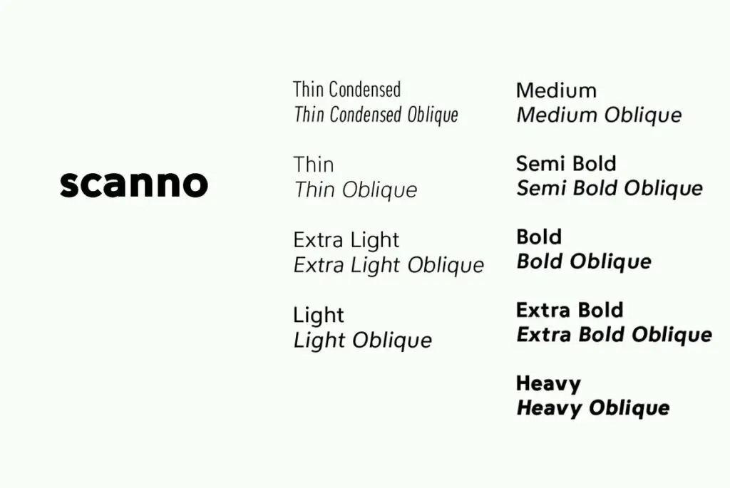 Scanno – MisterFonts