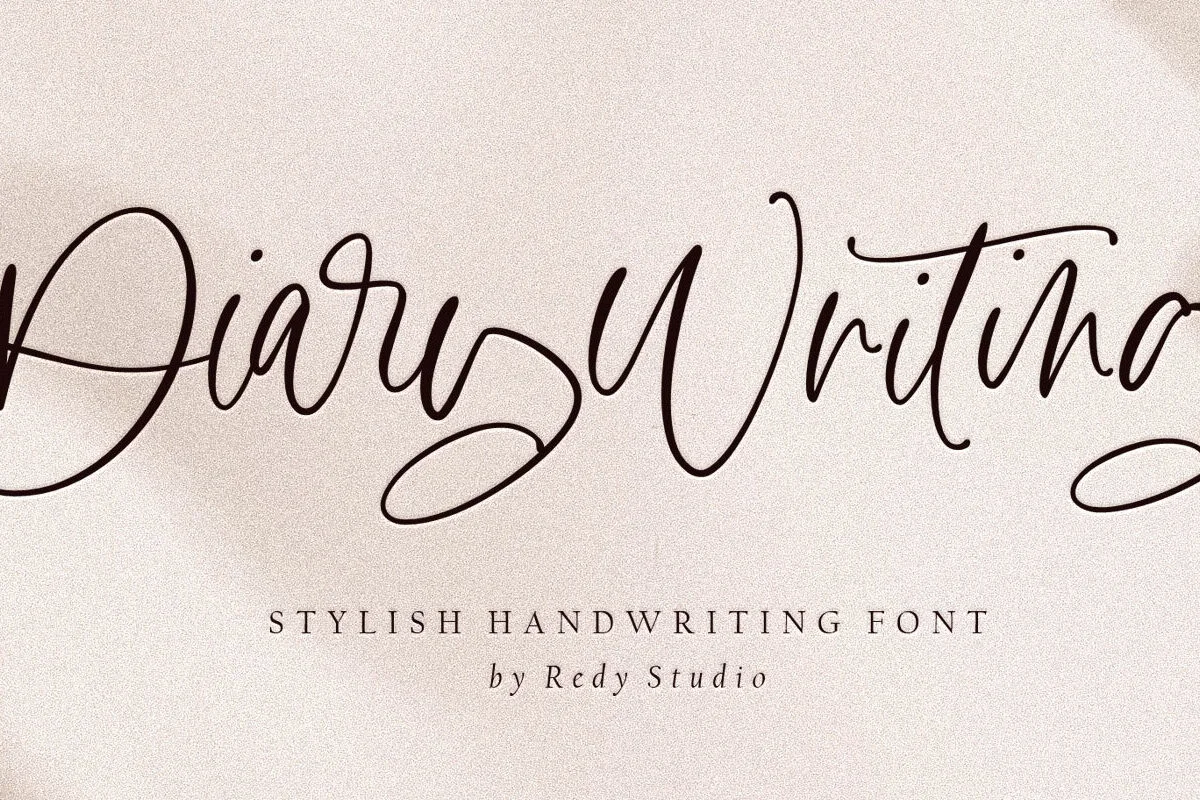 Diary Writing – MisterFonts