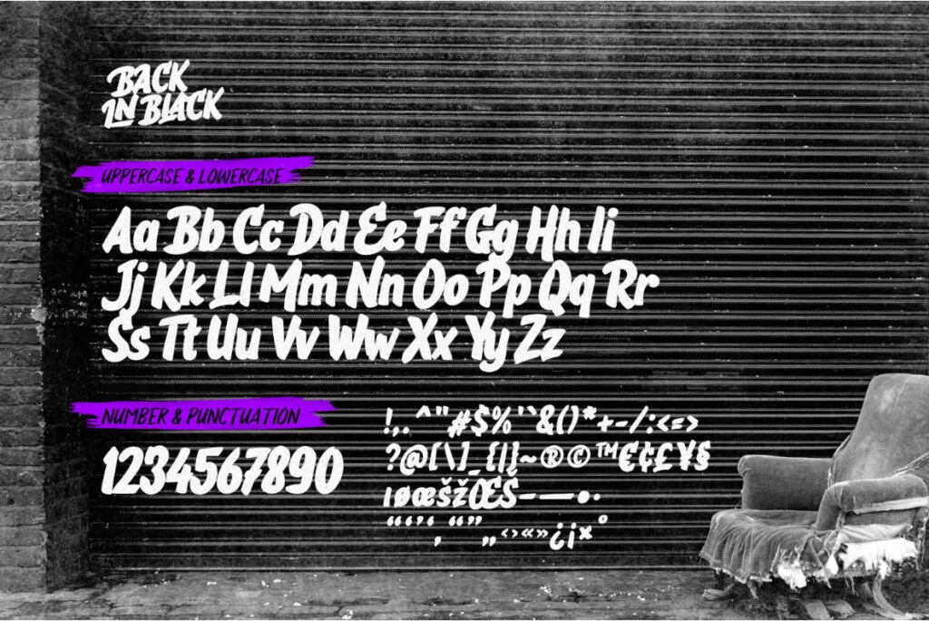 Back In Black – MisterFonts
