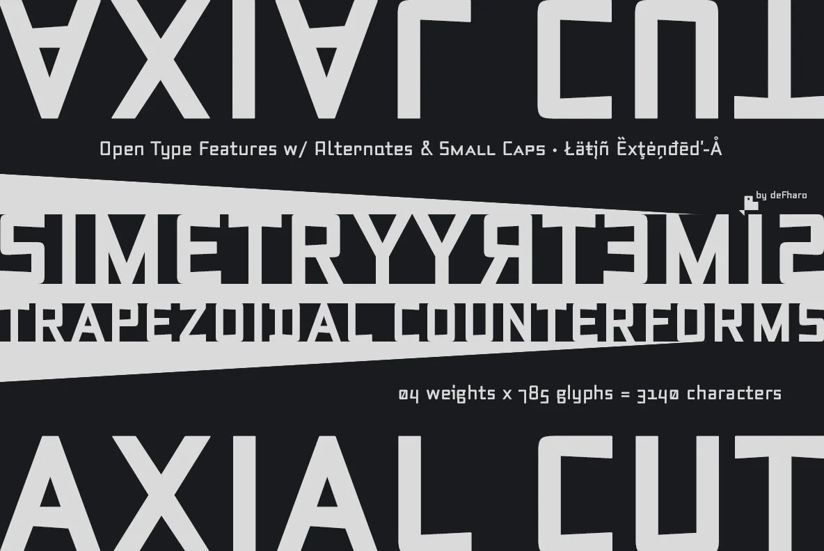 Axial Cut – MisterFonts