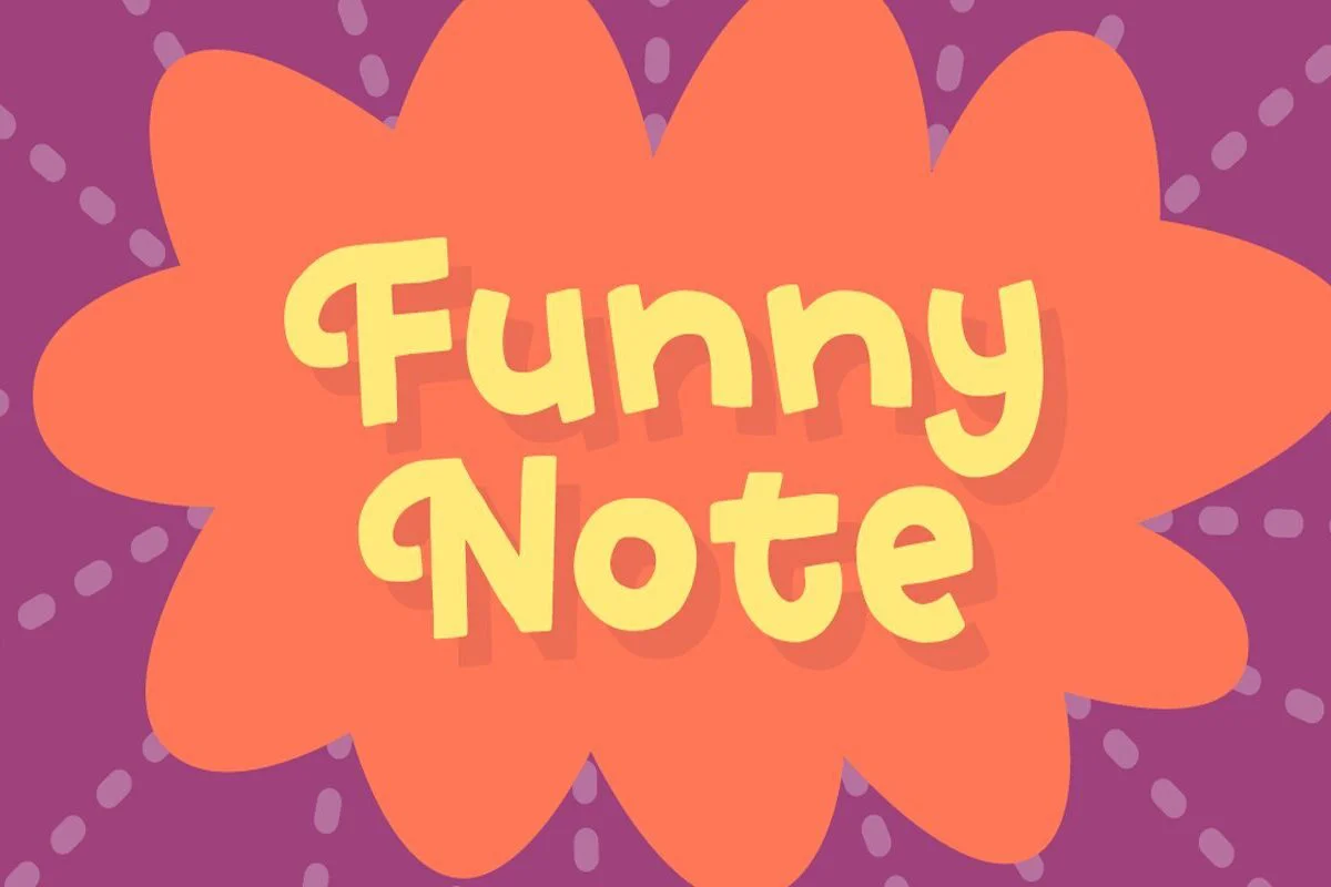 Funny Note – MisterFonts
