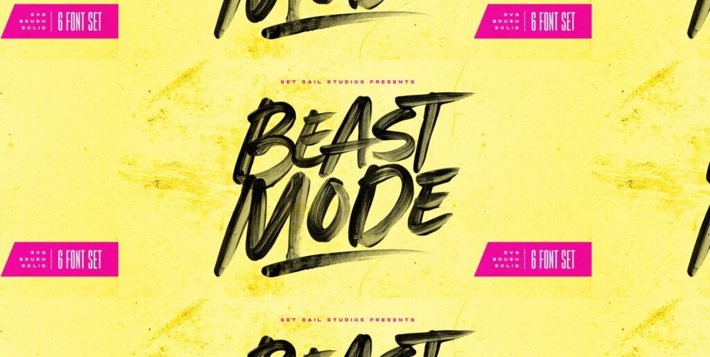 Beast Mode SVG Font – MisterFonts