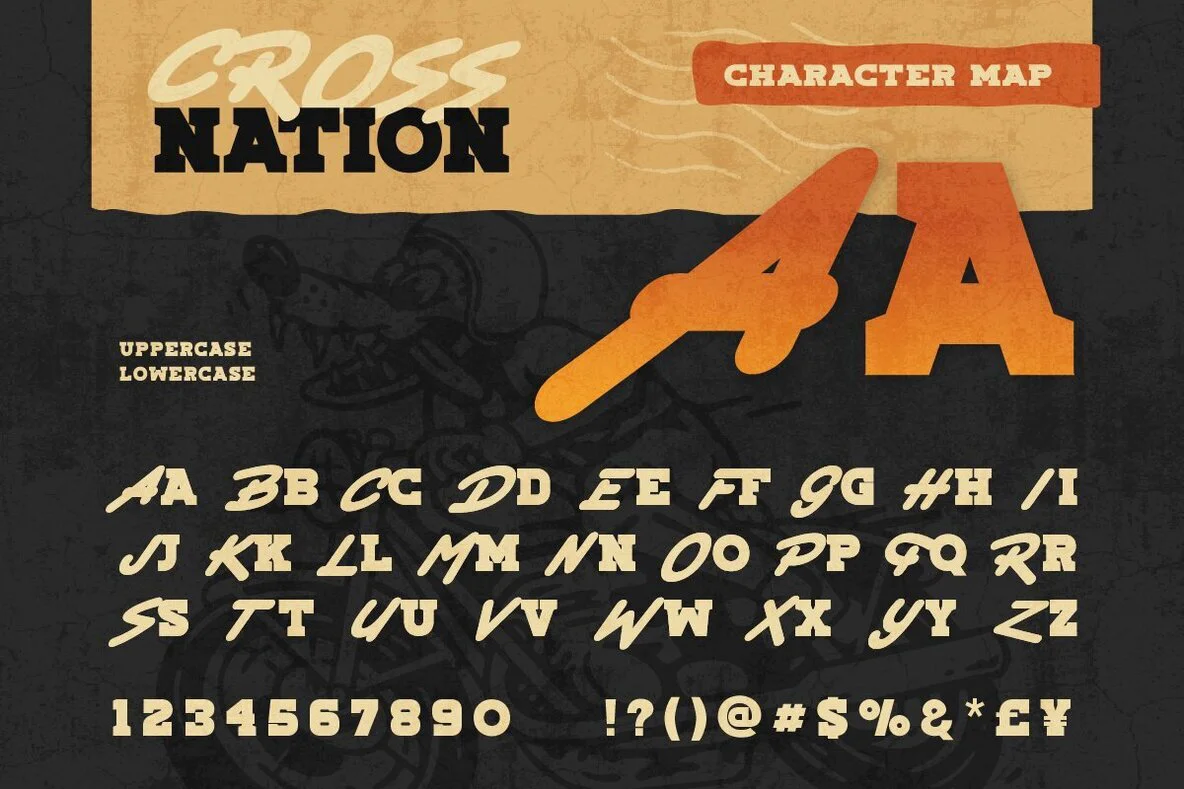 Crossnation Font – MisterFonts