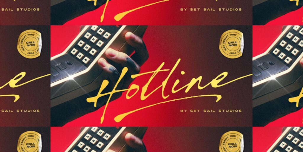 Hotline Script Hotline Script Font – MisterFonts