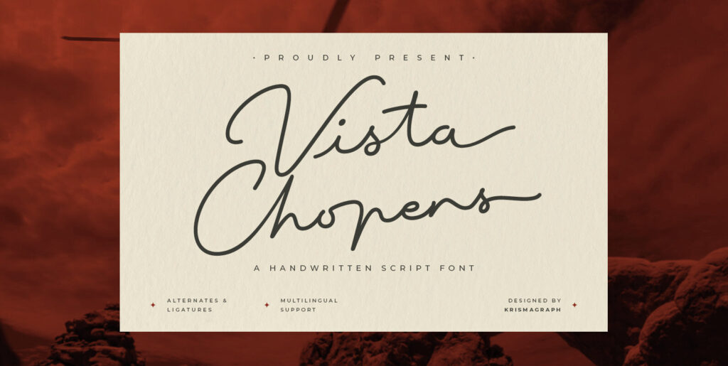 Viata Script Font Vista Chopers Font – MisterFonts