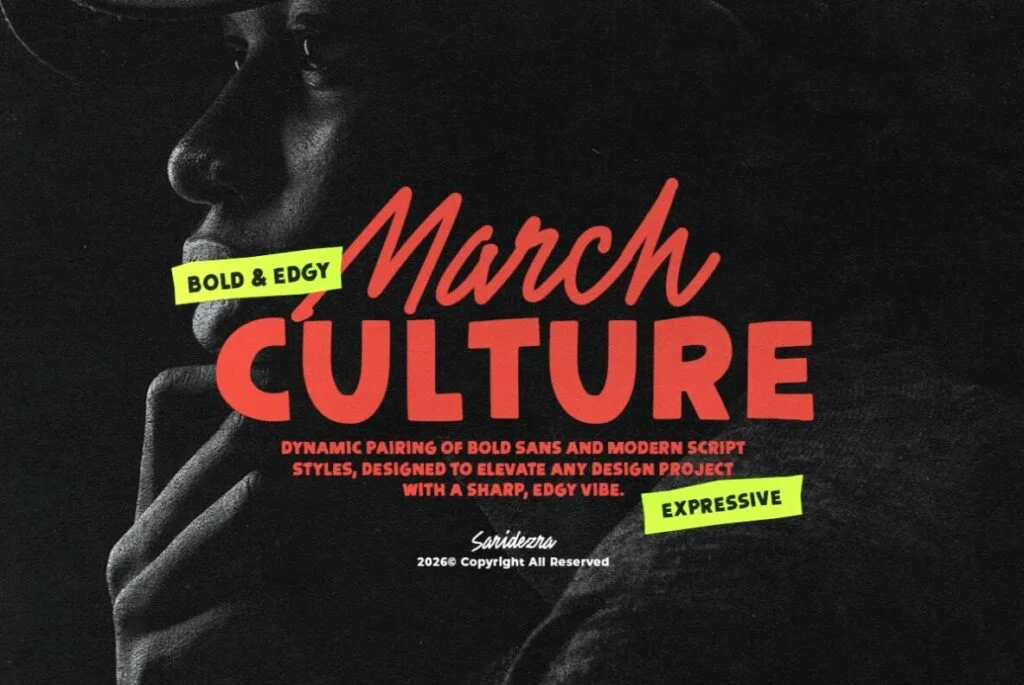 Modern Culture Script March Culture Font – MisterFonts