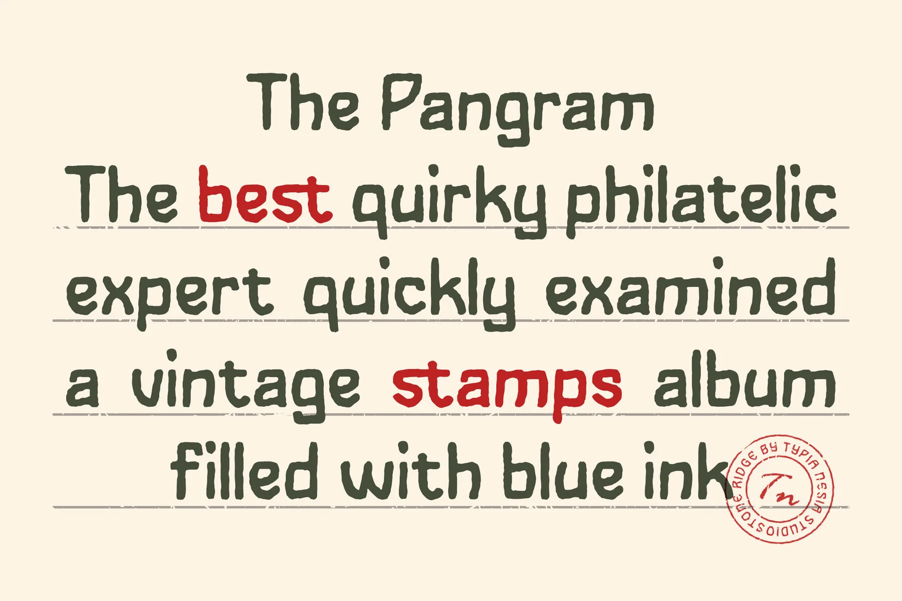 Porter Ridge Font Stone Ridge Font – MisterFonts