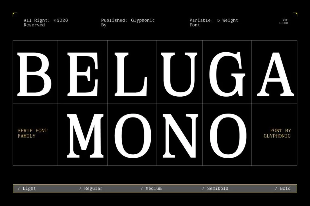 GC Beluga Mono Font – MisterFonts